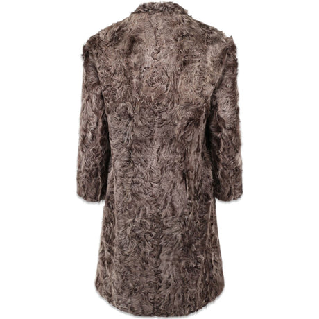 Sofia Jacket | Kalgan Lambskin Brown Snow top