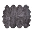 Premium | New Zealand Sheepskin | Short Curly Wool | Rug 180x214 cm Anthracite