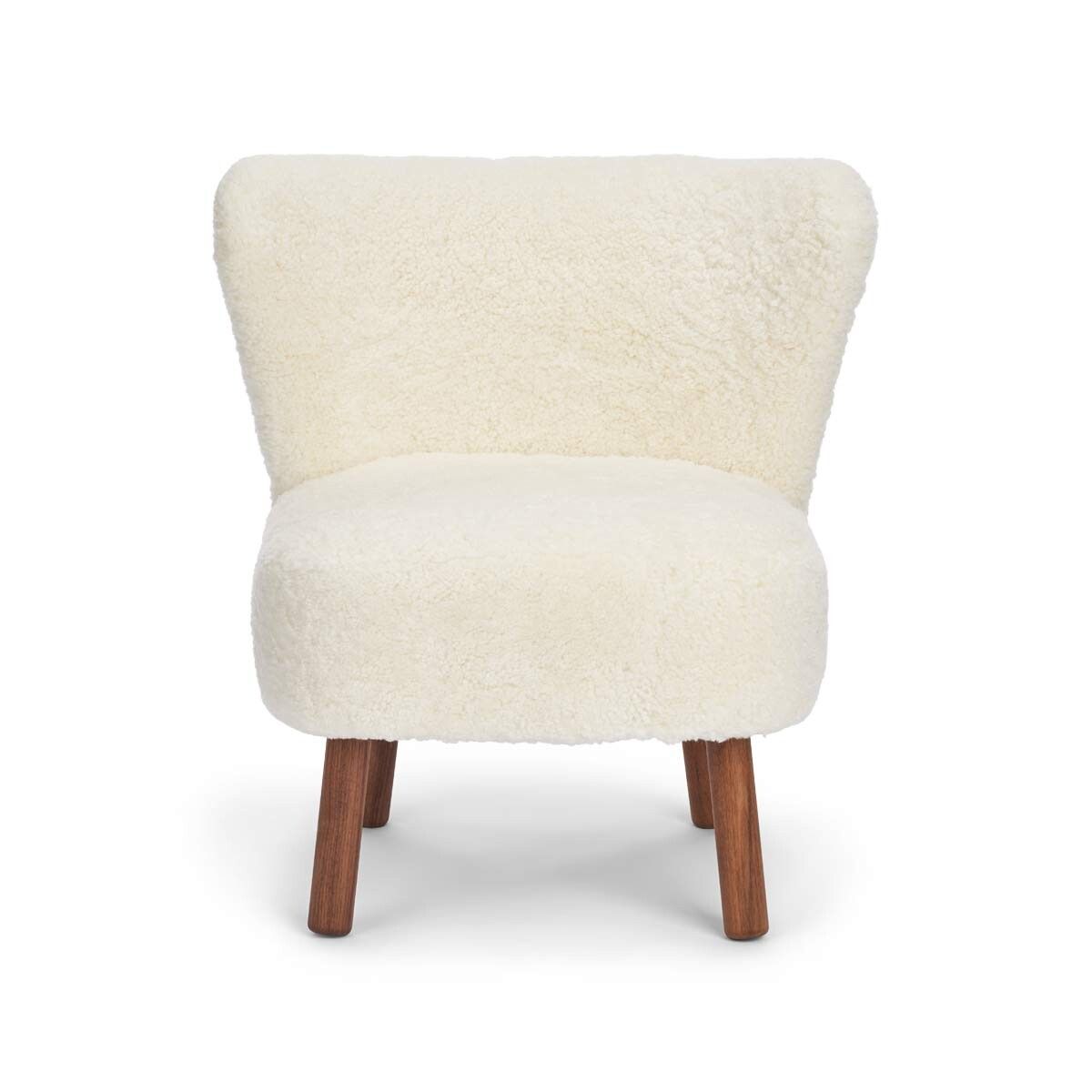 Emily Lounge Chair | Short Wool Ivory