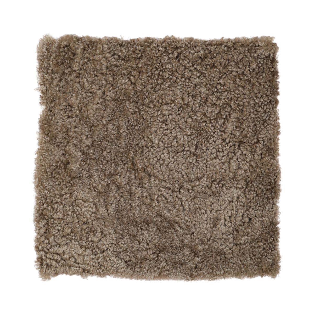 Short Wool Seat Cover | New Zealand | 40x40 cm Sahara