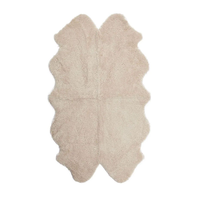 Quadruple Short Wool Sheepskin Rug | 180x110 cm (Bestseller)