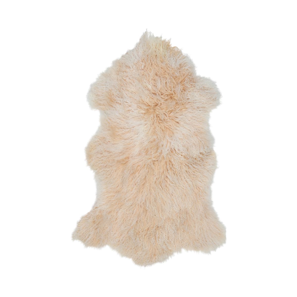 Mongolian Sheepskin | Curly | 85x50 cm Arctic Sunrise