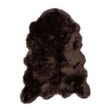 Giant Sheepskin Rug | Long Wool | New Zealand | 104x150 cm Chocolate