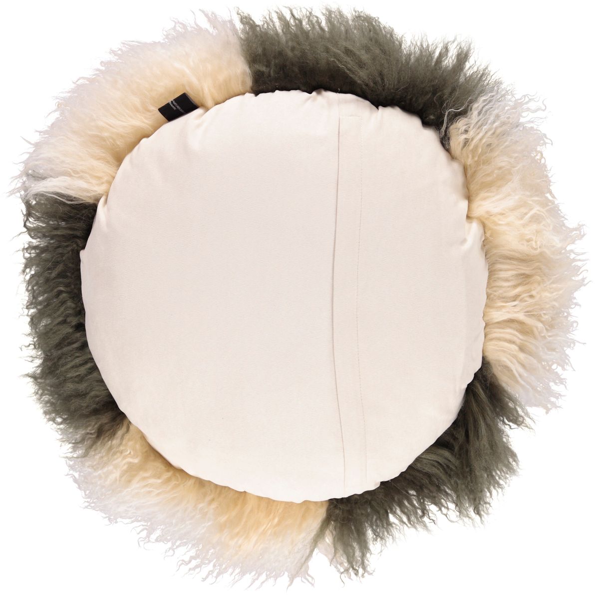 Curly Cake Cushion | Ø38 | Ø45 cm | Ø62 cm Arctic Sunrise/Hedge Green