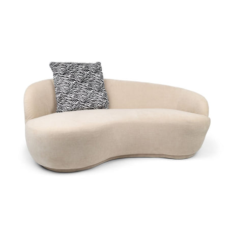 Premium Cowhide Cushion | Doublesided | Pattern  Zebra Pattern: Black/Pearl