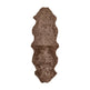  Double Sheepskin Rug | New Zealand | Short Wool curly | 170x60 cm Taupe
