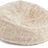 Round Sheepskin Bean Bag | Short Wool | Medium Pearl