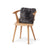 Sheepskin Cushion | Long Wool | New Zealand | 40x40 cm Steel