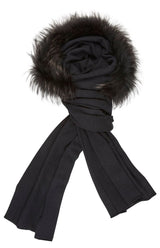 Silvia Scarf Black/Black