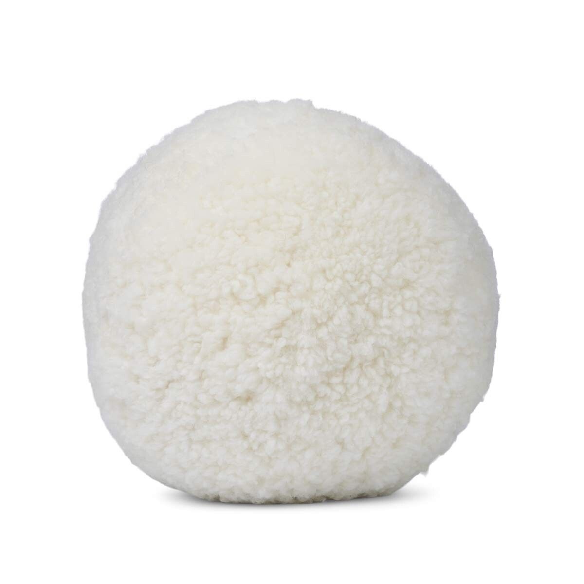 Angelite Cushion | Ø25 cm | Ø30 cm | Ø35 cm | Short Wool Ivory