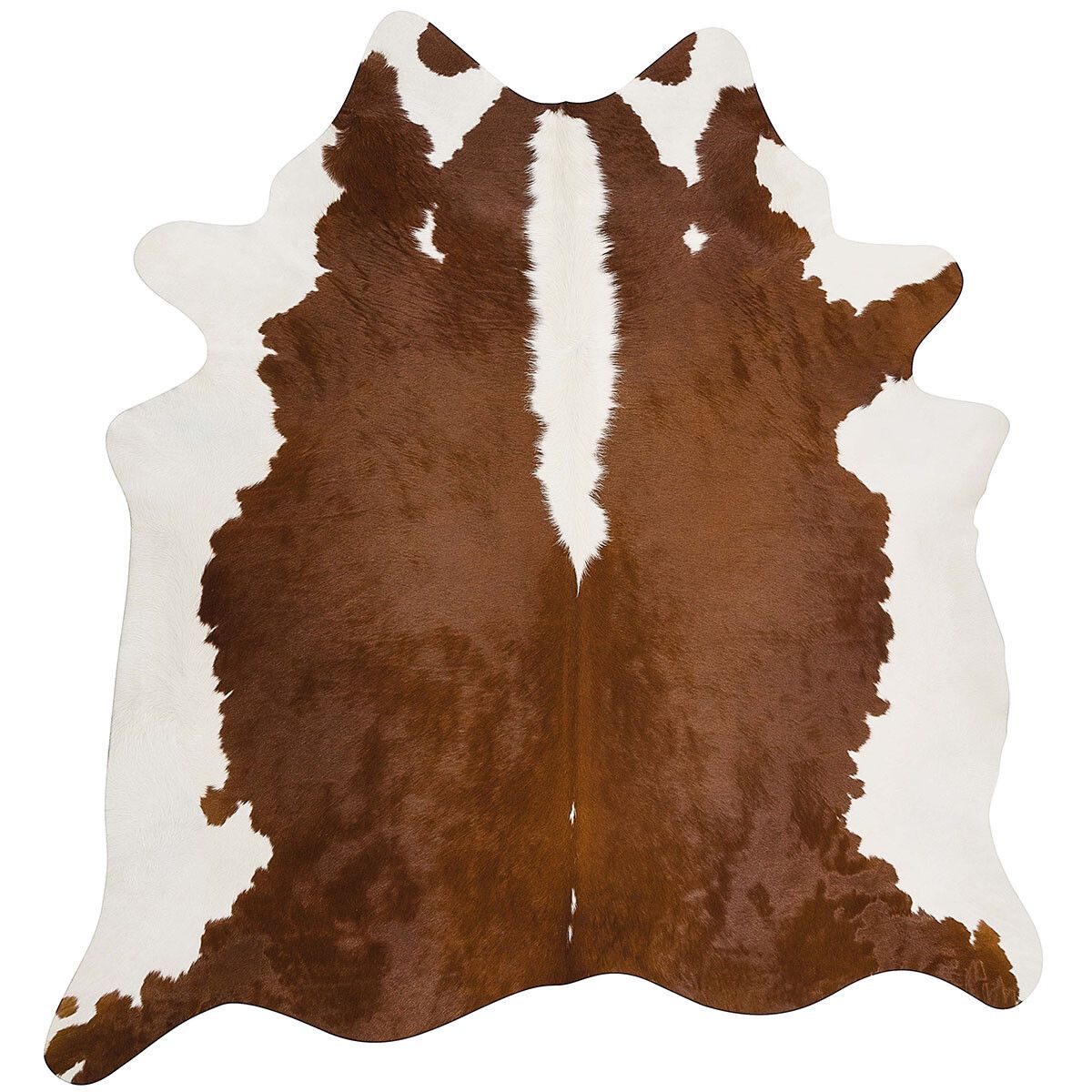 Premium Natural Cowhides | Brazil Brown/White