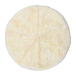 Long Wool Sheepskin Design Rug | D180 cm | D250 cm Ivory
