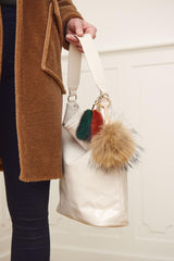 Isabella Two Keyring Khaki / Autumn Marble