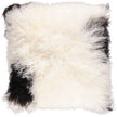 Mongolian Curly Cushion | 40x40 cm White/Black/Mix