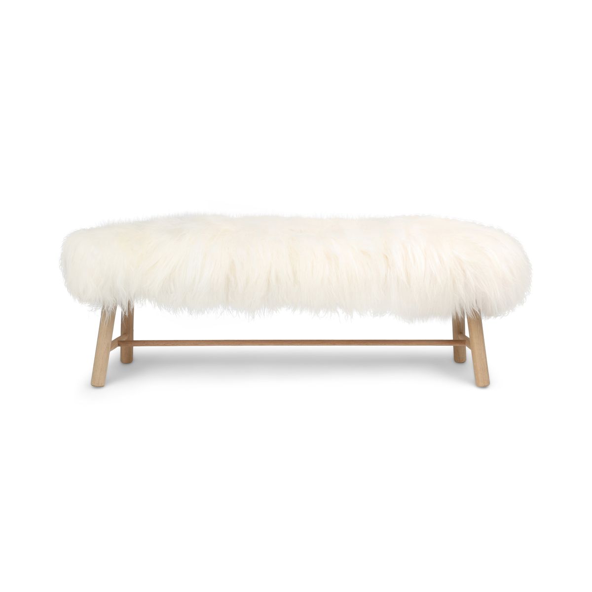 Theo Bench | Icelandic Sheepskin | 140x35x45 cm