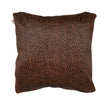 Premium Cowhide Cushion | Doublesided | Pattern  Brown/Black Leopard Print