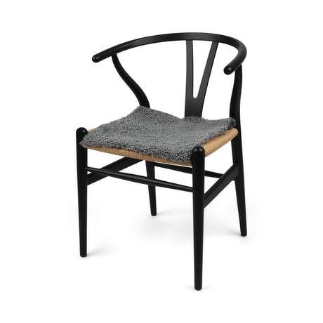 Short Wool Seat Cover | New Zealand | 40x40 cm Scandinavia Light Grey