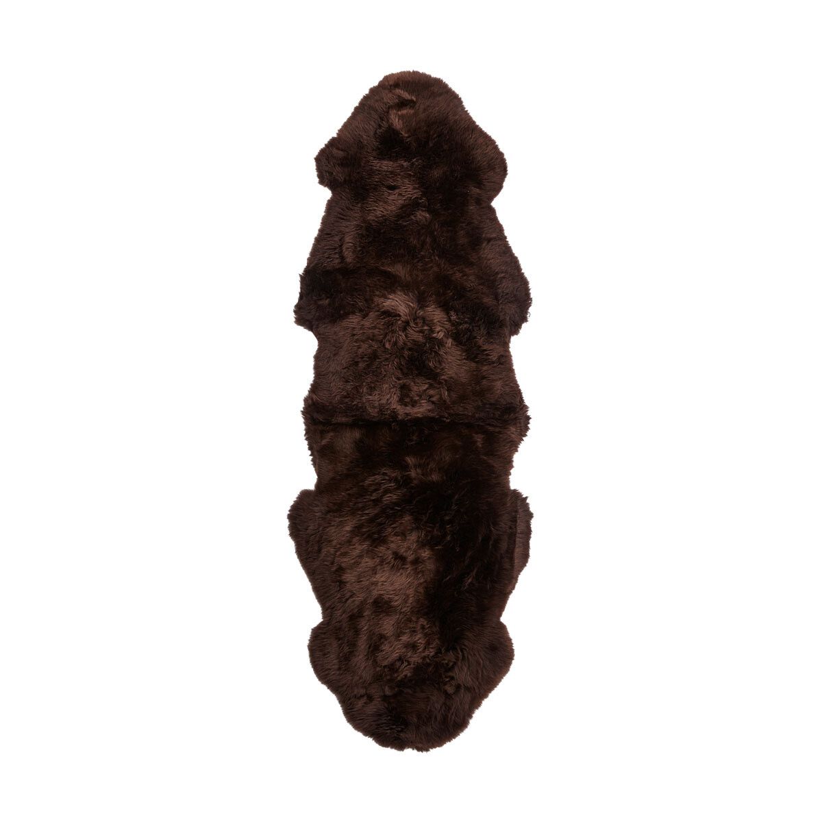 Sheepskin | Long Wool | New Zealand | 160x60 cm Chocolate