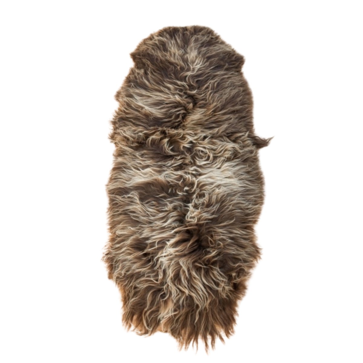 Double Icelandic Sheepskin | Natural Colors | Long Wool |180 cm