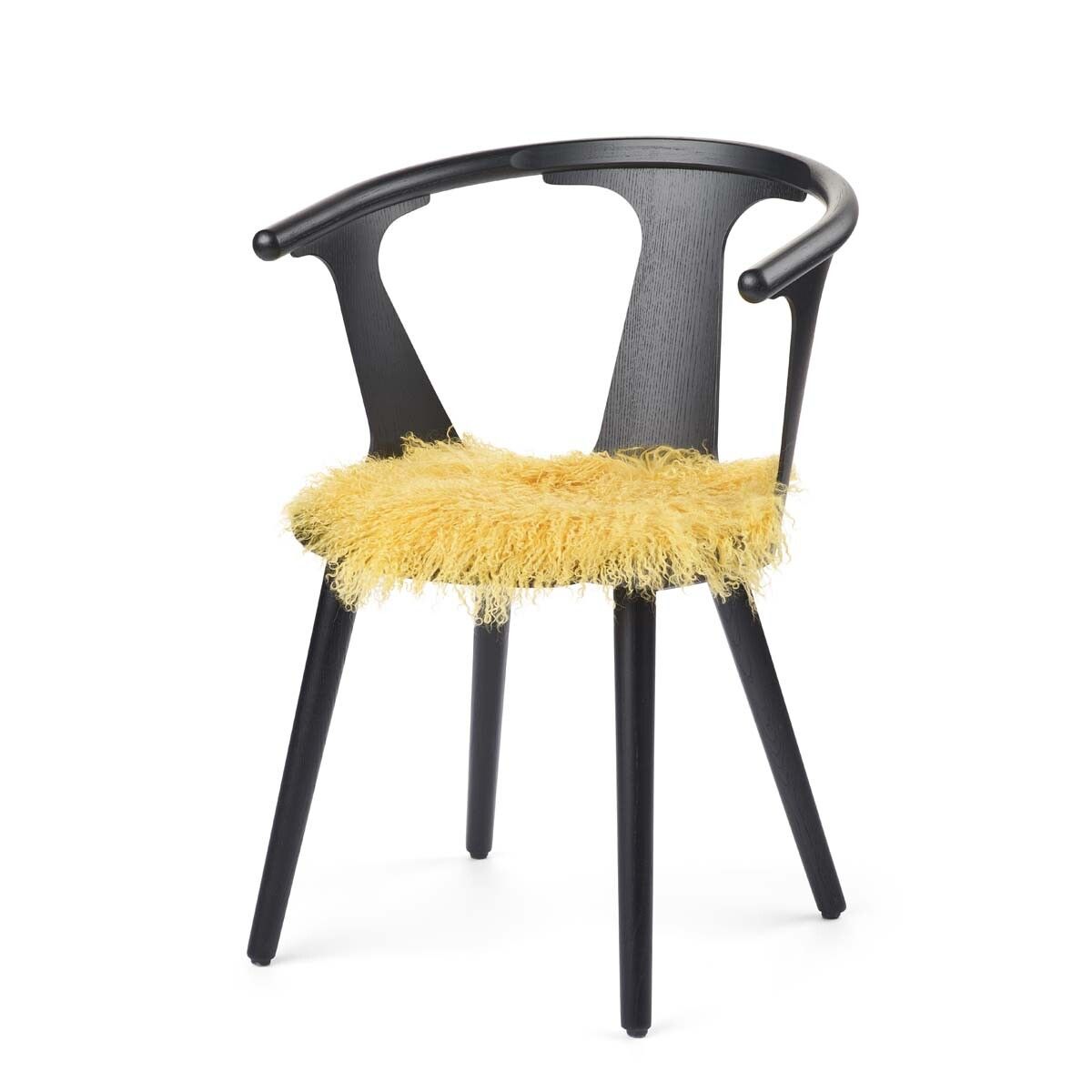 Tibetan Sheepskin Seat Cover | 38cm Lemon