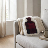 Hot Water Bottle | Sheepskin and Wool | 37x27 cm Lindsay Tartan/Ivory