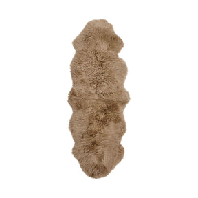 Premium Quality | Double New Zealand Sheepskin | Long Wool | Rug 180 cm Taupe
