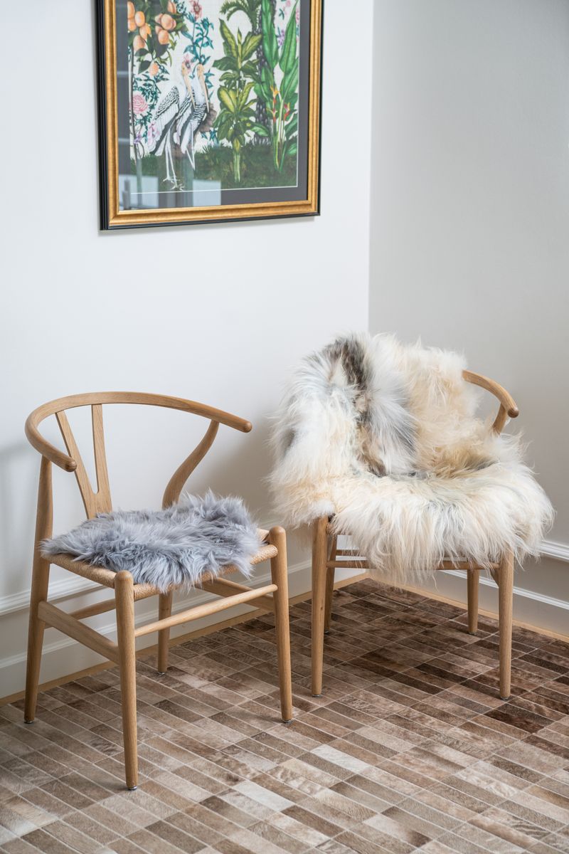 Icelandic Sheepskin | Long Wool | 100-120 cm Spotted
