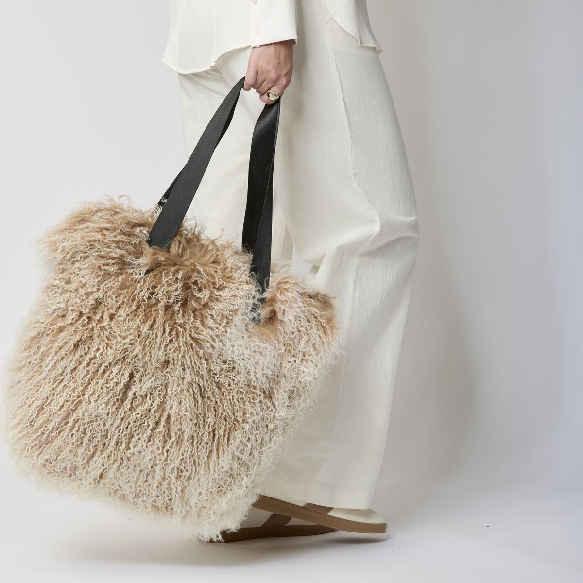 Hailey Shopper Sage Green