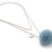 Necklace Pom Pom  Light Skyblue