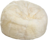 Round Sheepskin Bean Bag | Large - Sheepskinhouse.co.uk