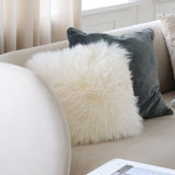 Sheepskin Cushion | Long Wool | New Zealand | 50x50 cm Ivory