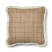 Wool Cushion | Doublesided | Short Wool trim | 52x52 cm