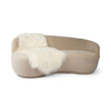 Icelandic Double Sheepskin | Natural Colors | Long Wool | 160 cm Off White