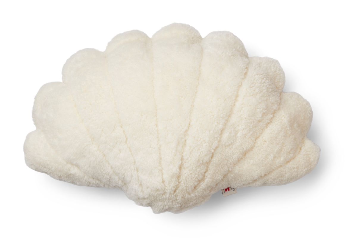 Short Wool Shell Cushion | Small | Medium | Large Ivory