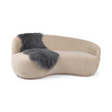 Double Tibetan Sheepskin | 150 x 55 cm Steel