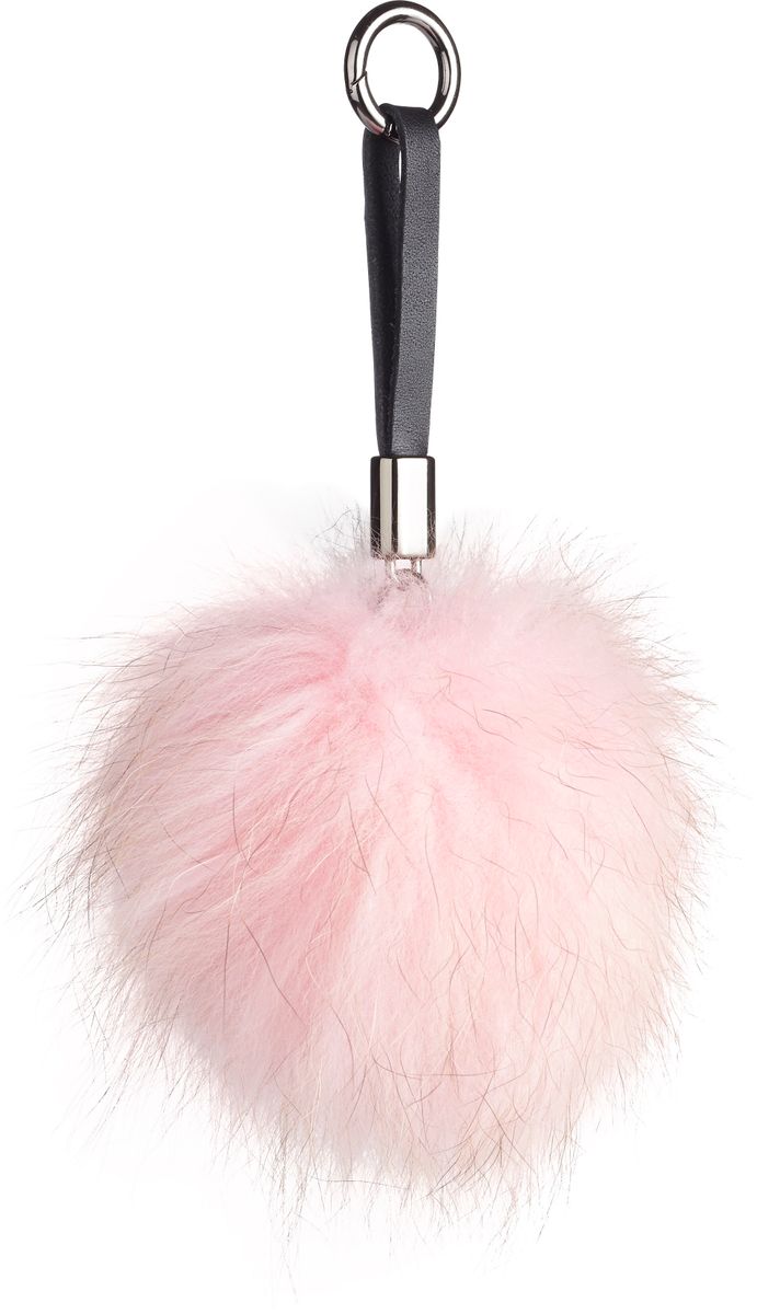 Pom Pom Keyring  Pink