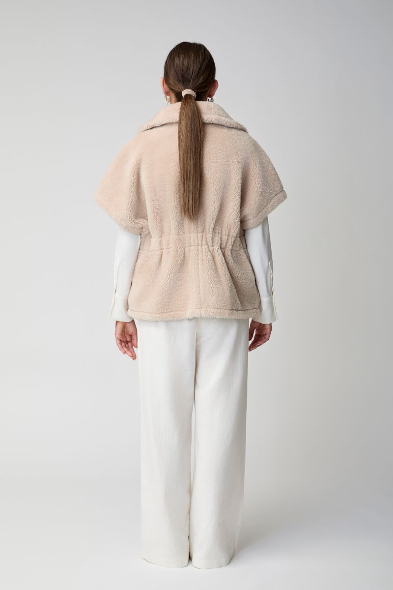 Elvira Poncho Taupe