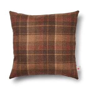 Doublesided Wool Cushion | 52x52 cm Cocoa-Dark Brown