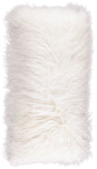 Mongolian Curly Cushion | 28x56 cm Ivory