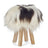 Theo Stool + Cover | Oak Legs | Icelandic Sheepskin