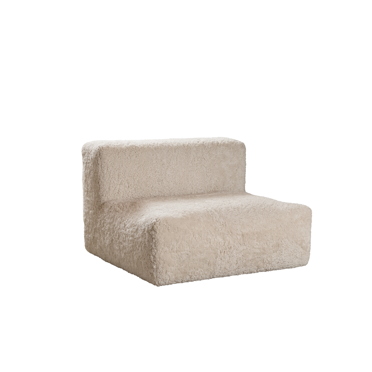 Julian Modular Sofa | Corner, Middle and End Section | New Zealand Curly Pearl