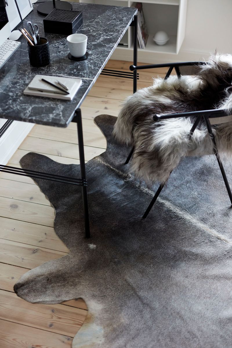 Premium Natural Cowhides | Brazil Champagne