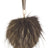 Pom Pom Keyring  Hedge Green