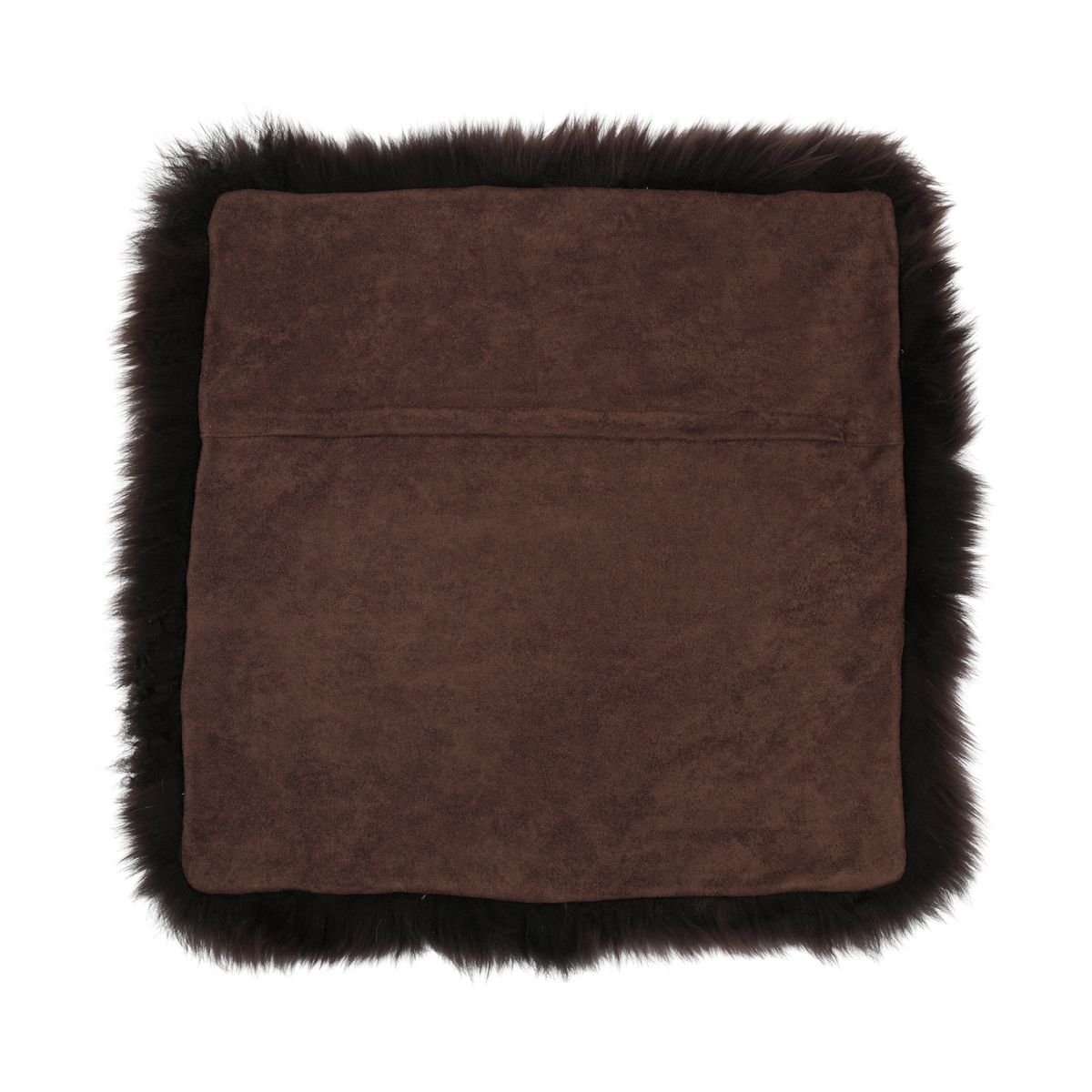 Cushion Cover | Long Wool | New Zealand | 40x40 cm Chocolate