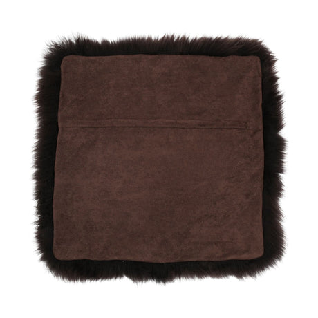 Cushion Cover | Long Wool | New Zealand | 40x40 cm Chocolate