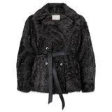 Valeria Jacket | Kalgan Lambskin Dark Grey
