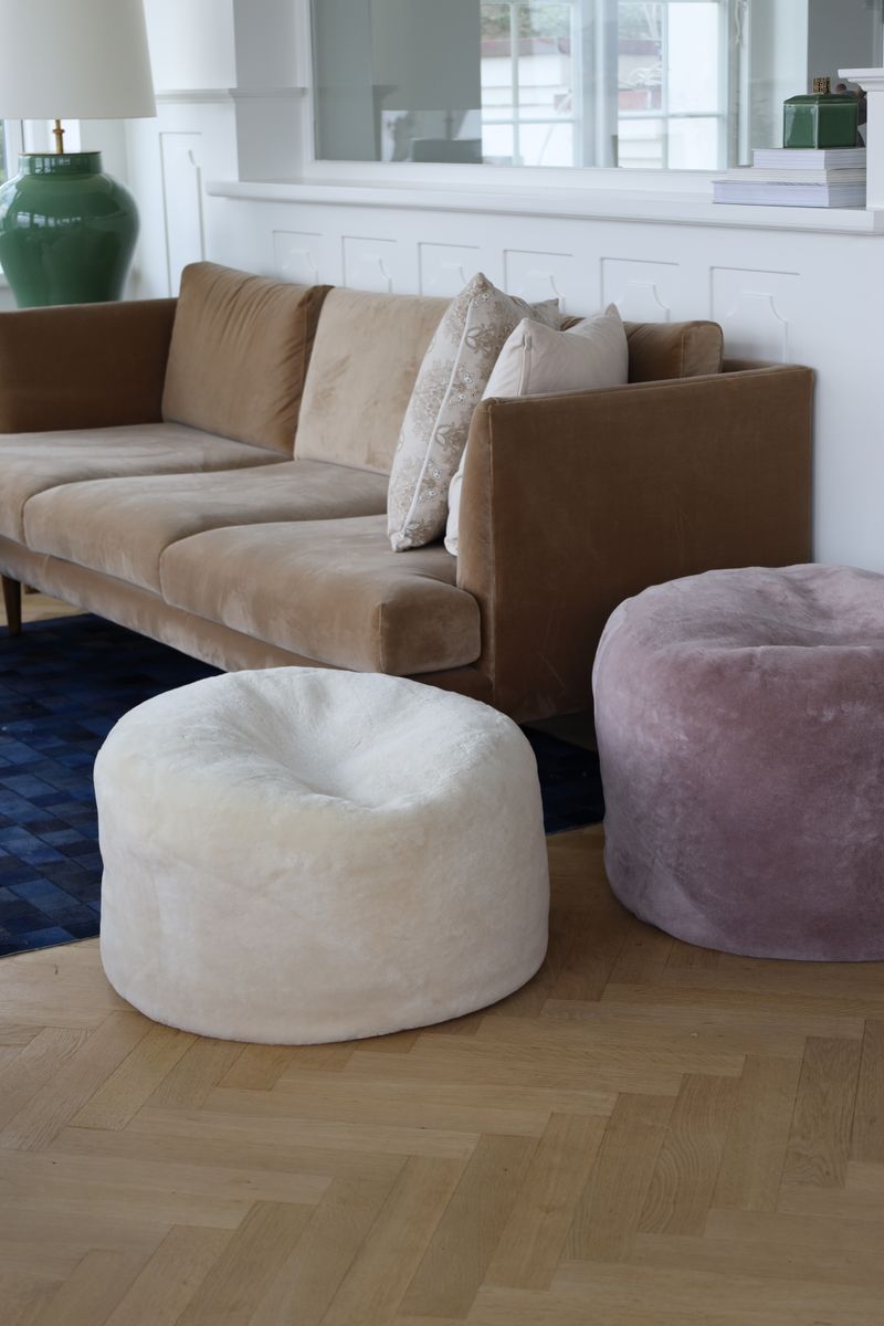 Round Moccasin Pouf | ø55xH46cm