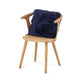 Sheepskin Cushion | Tibet | 40x40 cm Navy