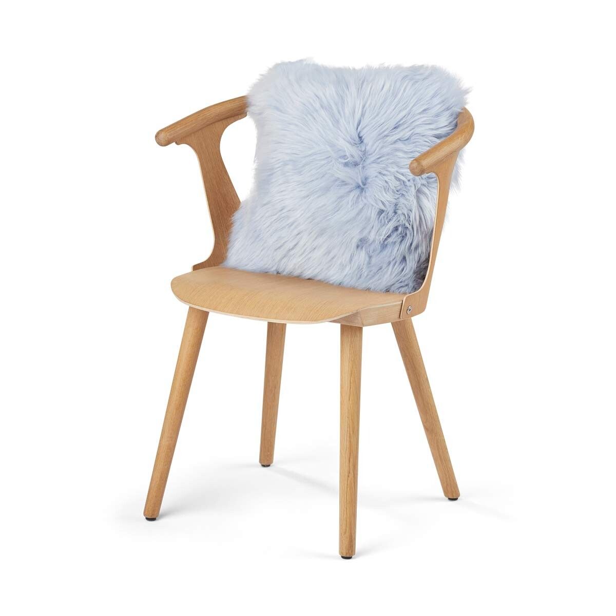 Sheepskin Cushion | Long Wool | New Zealand | 40x40 cm Blue-Grey