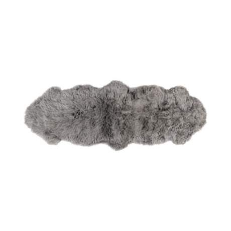 Merino Double Sheepskin | Long Wool | 170x60 cm Steel